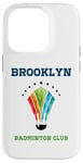 Coque pour iPhone 14 Pro Brooklyn New York Athletics Preppy Raquette de badminton Club