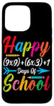 Coque pour iPhone 15 Pro Max Happy (9x9) + (6x3) +1 jours d'école