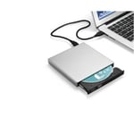 USB CD-DVD-RW-läsare/skrivare för HUAWEI PC Extern bärbar anslutning (SILVER)