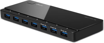 UH700 Hub USB 3.0, 7 Ports Multiprise USB, Sortie 5 V/1.5 A, Indicateur LED, Switch USB, Compatible avec MacBook Pro iMac Surface Pro XPS PC Ordinateur Portable Clé USB