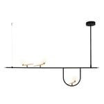 Yanzi S1 Pendant, Black / Brass