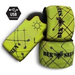 Juoksuliivi Bee Safe Led Click Band USB Unisex Lime o/s