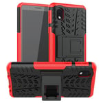 Samsung Galaxy A01 Core      Heavy Duty Case    Red