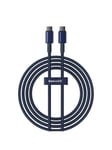 Baseus Tungsten Gold USB-C to USB-C cable 100W 2m (blue)