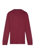 Ralph Lauren Kids Cotton Jersey Long-Sleeve Tee Burgundy