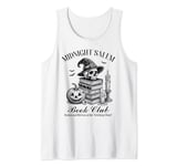 Midnight Salem Book Club Books & Brews At The Witching Hour Tank Top