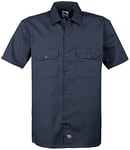 Dickies Men's Work Workwear Shirt, Blue (Navy Blue), XXX-Large