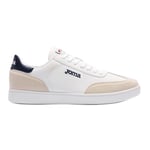 Joma Homme C.Campus Men Basket, Blanc/Bleu Marine, 44 EU