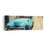 Impression sur Toile 90x30cm Tableaux Image Photo Voiture classique cuba havane