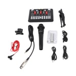 Live Sound Card Kit Podcast Equipment Bundle Excellent Multifunctional For