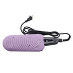 Heat Resistant Silicone Mat Pouch for Hair Styling Tools, Curling & Flat Irons Non-Slip Travel Cover, Small Portable Straightener Pad for Curler Wands Storage, Hot Waver (Purple)