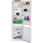 Réfrigérateur combiné - BEKO - 2 portes - Intégrable - 254 L (185 L + 69 L) - Froid ventilé - Classe E