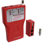 MicroConnect Network tester for RJ11,12,45 USB, IEEE1394, BNC lines