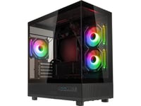 Gsi Smartassembly Argb Glass Micro-Atx Case - 650W Bronze