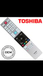 Genuine Toshiba CT-8541 Smart TV Remote Control for 2018-23 NETFLIX LED PRIME