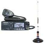 Kit Station Radio CB Président MC Kinley ASC AM FM LSB + antenne CB PNI ML70, Longueur 70cm, 26-30MHz, 200W