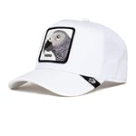 Goorin Bros. The Farm Premium Platinum Series Casquette de camionneur unisexe, blanc (Platinum Word), taille unique, Taille unique