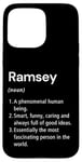 Coque pour iPhone 15 Pro Max Ramsey Définition du nom Dictionnaire amusant