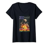 Femme E.T. the Extraterrestrial Adventure on Earth T-Shirt avec Col en V