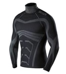 BIOTEX powerflex Warm Maillot de Corps Homme, Homme, Powerflex Warm, 04 Nero