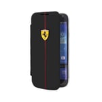 ETUI FOLIO FERRARI GAMME SCUDERIA POUR SAMSUNG GALAXY S4 I9500 NOIR