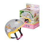 BABY born Casque de vélo pour poupée de 43cm. Maintient la poupée en sécurité. Pour les petites mains, Jeu créatif Suscite l'empathie & développe les aptitudes sociales. Pour les petits de 3 ans et +.