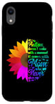 iPhone XR Autism Manual Mom Mother Mama Flower Rainbow Case