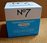 No7 HYDRA LUMINOUS + HYDRATING DAY GEL  Moisturiser 50ml - BRAND NEW Boxed