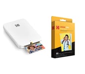 KODAK Step Slim Instant Mobile Photo Printer – Wirelessly Print 5,1 x 7,6 cm Photos on Zink Paper with iOS & Android devices