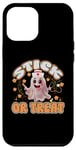 Coque pour iPhone 15 Pro Max Stick or Treat Nurse Halloween fantôme mignon pour hommes, femmes, enfants