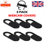 Thin 0.7mm 6 PACK Adhesive Webcam Cover Camera Laptop Mobile Tablet Macbook UK