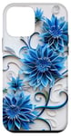 Coque pour iPhone 12 mini Fleur Bleu Bleuet Floral Nature Femme Filles Fleurs