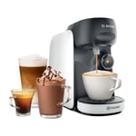 Machine A Café Multi-boissons   - Tas16b4 - Tassimo T16 Finesse - 40 Boissons - Réservoir D'eau Amovible 0,7l - Blanc Bosch