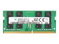 HP - DDR4 - module - 16 Go - SO DIMM 260 broches - 2400 MHz / PC4-19200 - 1.2 V - mémoire sans tampon - non ECC - pour EliteOne 1000 G1, 1000 G2; Portable Slice for Meeting Rooms G2, Slice G2;...