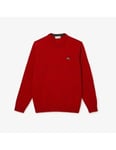 Lacoste Men's Crew Neck Red Knit Sweater Sweatshirt Pullover | M - Medium BNWT