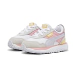 PUMA Cruise Rider Peony AC Inf Basket, Smoothie Peach White Spring Lavender, 27 EU