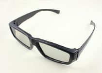 New 5 Black Adults Passive Circular Polorised 3D Glasses TVs Cinema For LG RealD