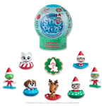 Elf on the Shelf Secret SnoPrize (Series 3) - super fun activity with surprise snow feature includes Snow Globe with cute Mini Elf/Elf Pet and mess free mat - collect all 8 characters