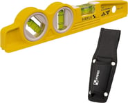 Stabila 16672/4 25 cm"Torpedo Type 81 SV REM W45" Spirit Level with Bag - Yello