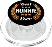 Best Ronnie Ever Dicton amusant Prénom Ronnie PopSockets PopGrip pour MagSafe