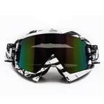 ZKDY Casque Tout-Terrain Lunettes D'Équitation Lunettes De Moto Lunettes De Ski Miroirs De Vent Hors Route Lunettes De Descente-14