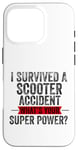 Coque pour iPhone 16 Pro Trottinette électrique survivant accident blessure