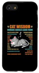 Coque pour iPhone SE (2020) / 7 / 8 Cat Wisdom Les humains devraient apprendre de
