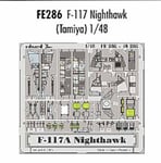 Eduard FE286 Etched Aircraft Detailling Set 1:48 Lockheed F-117A Nighthawk Pre-p