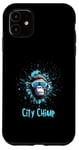 iPhone 11 Funny City Chimp Cool Urban Monkey Graffiti Case