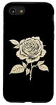 Coque pour iPhone SE (2020) / 7 / 8 Vintage Botanique Rose Fleur Fille Mignon Floral Plant Mom