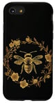 iPhone SE (2020) / 7 / 8 Floral Boho Bee Drawing Minimalist Line Art Bee Lover Case