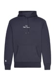 Polo Ralph Lauren Logo Double-Knit Hoodie Marinblå