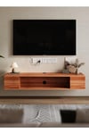 Floating TV Stand Cabinet TV Unit Multimedia Storage Shelves