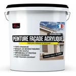 Peinture façade acrylique 14 couleurs - durable jusqu'à 15 ans - rénovation façade, mur crépi - Arcafacade Renov - 10 l (+ ou - 60 m² en 1 couche)